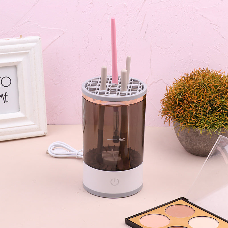 Portable Electric Cosmetic Makeup Brush Cleaning Tool Machine With USB Charging