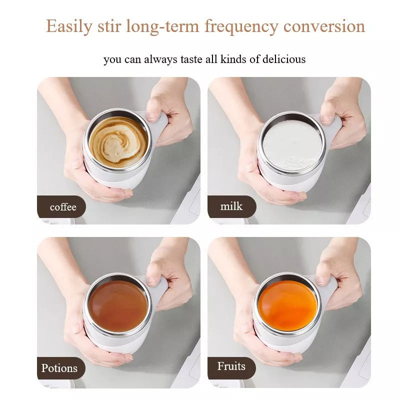 Magnetic Rechargeable Self-Stirring Cup