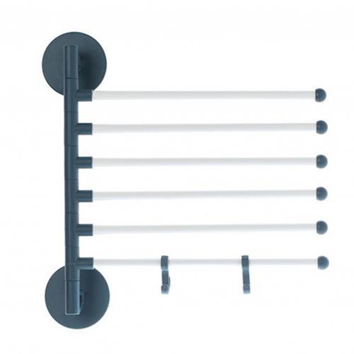 Perforation-free Multi-purpose Rotating Towel Rack