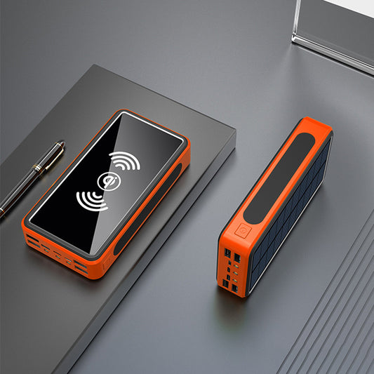 Solar Power Wireless Charging Bank