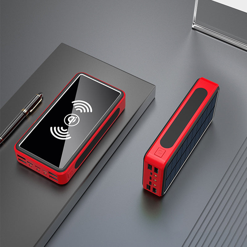 Solar Power Wireless Charging Bank