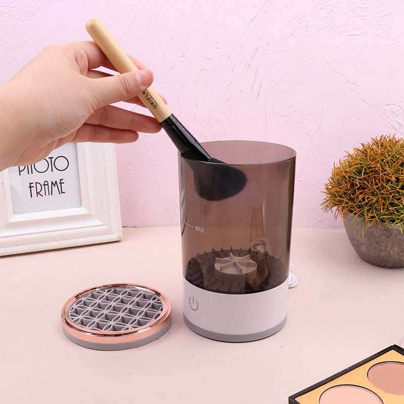 Portable Electric Cosmetic Makeup Brush Cleaning Tool Machine With USB Charging