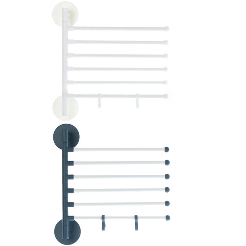 Perforation-free Multi-purpose Rotating Towel Rack