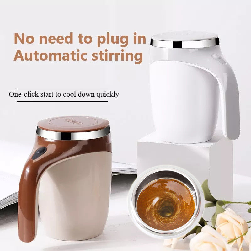 Magnetic Rechargeable Self-Stirring Cup