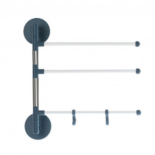 Perforation-free Multi-purpose Rotating Towel Rack